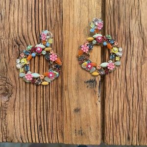 Multi-colored J Crew earrings